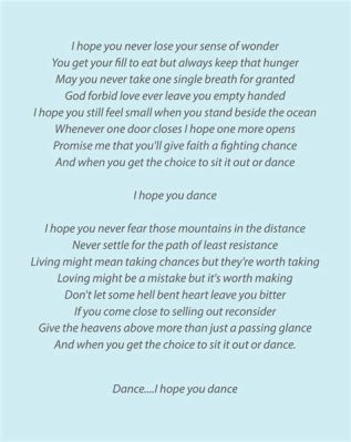 How Bout a Dance Lyrics: An Insight into the Art of Writing Song Lyrical Depth